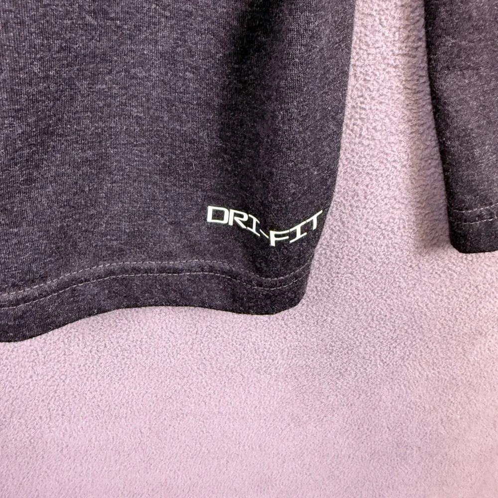 VTG Nike Tampa Bay Devil Rays Hoodie Mens Large Charcoal MLB Baseball Pullover